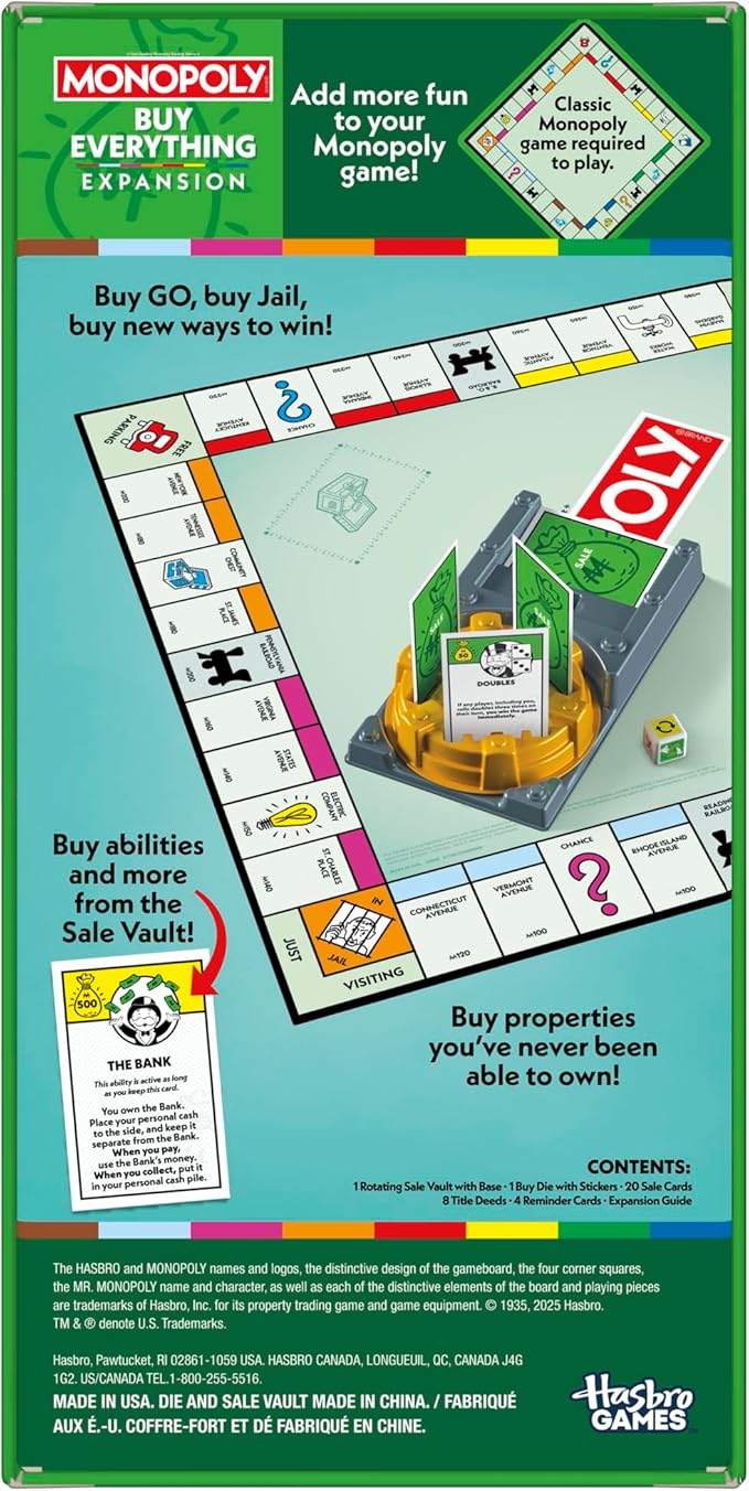 MONOPOLY EXPANSION BUY EVERYTHING