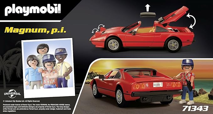 Playmobil Magnum P.I. Ferrari 308GT (71343)