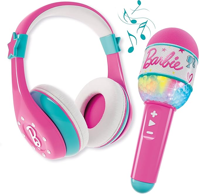 Lisciani BARBIE Bluetooth Microphone with Speaker & Headset