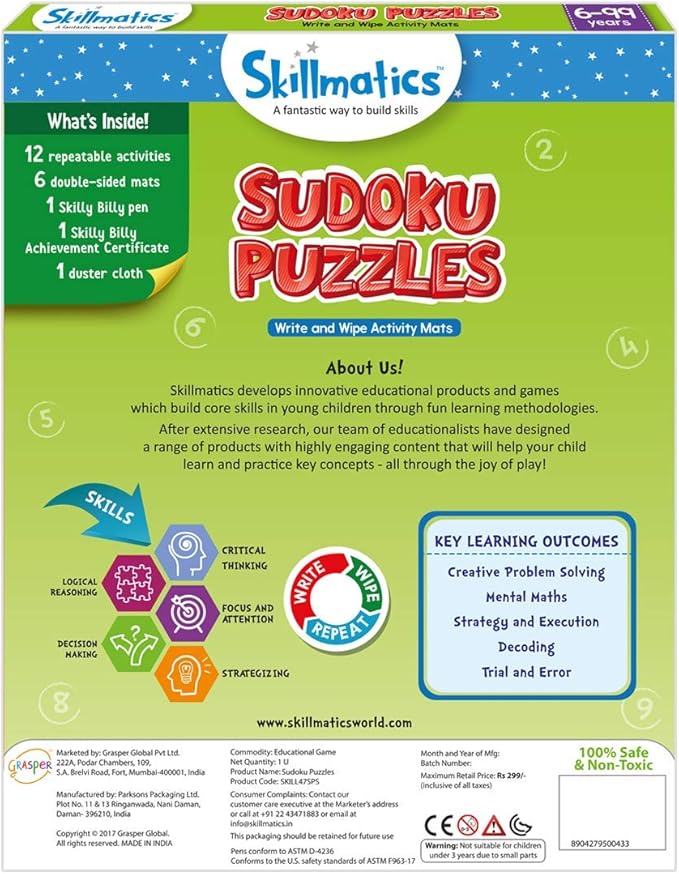 Skillmatics Sudoku Puzzles