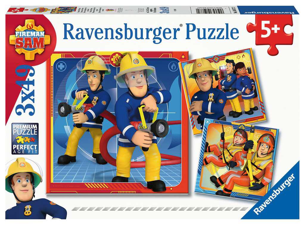 PUZZLE 3X49 PCS FIREMAN SAM