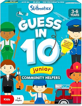 Skillmatics: Guess in 10 Junior Community Helpers Card Game