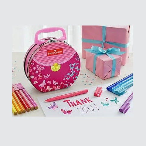 Faber-Castell Connector Pen Gift Set Tin of 33 Handbag by Faber Castell
