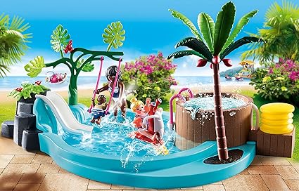 Playmobil Children's Pool with Slide (70611)