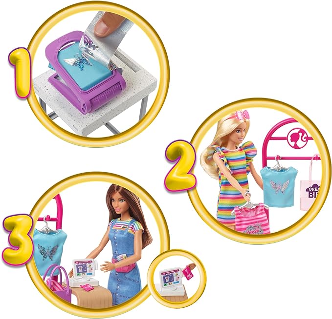 Barbie Doll & Accessories, Make & Sell Boutique Playset