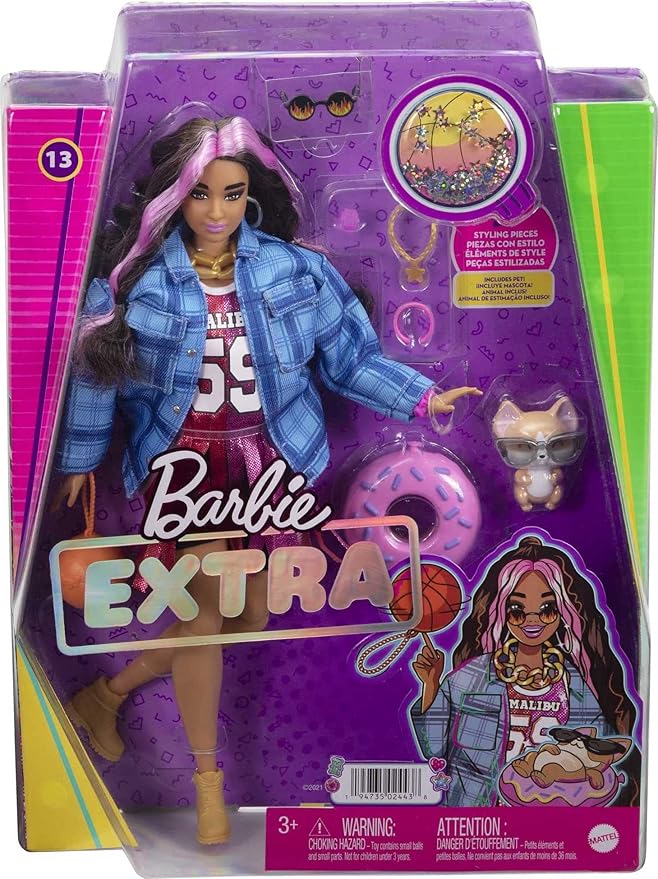Barbie Extra Doll Basket Ball Jersey