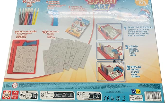Educa - Spray Art Create Drawings with Automatic Airbrush