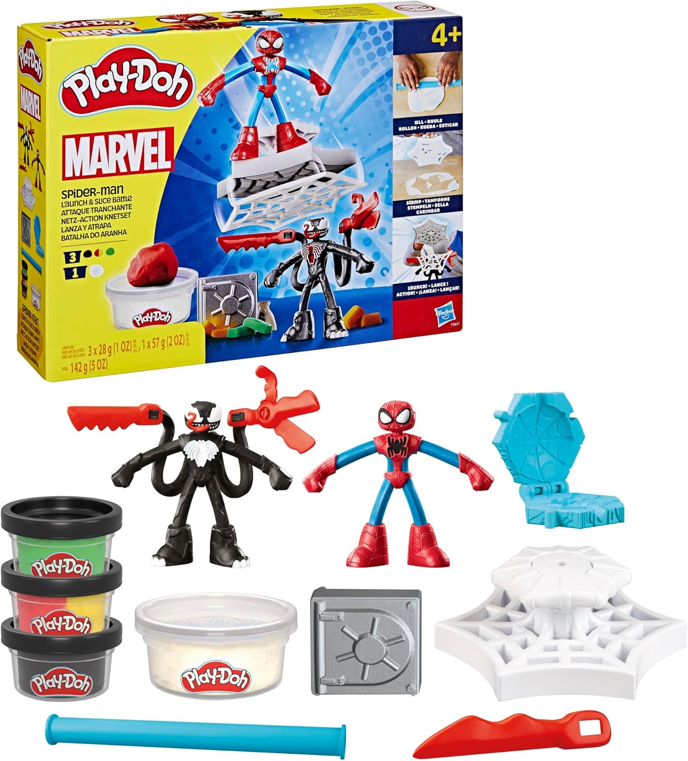 Play-Doh Marvel Spider-Man Launch & Slice Battle