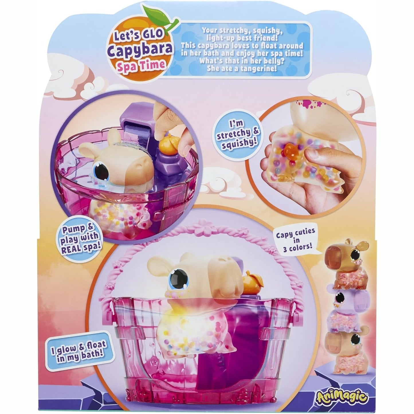 Goliath Animagic Let's Glo Capybara Spa Time Playset by Goliath