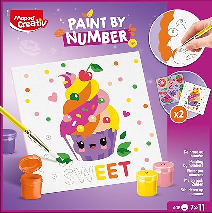 Paint by Numbers - Kawai Food Sweet