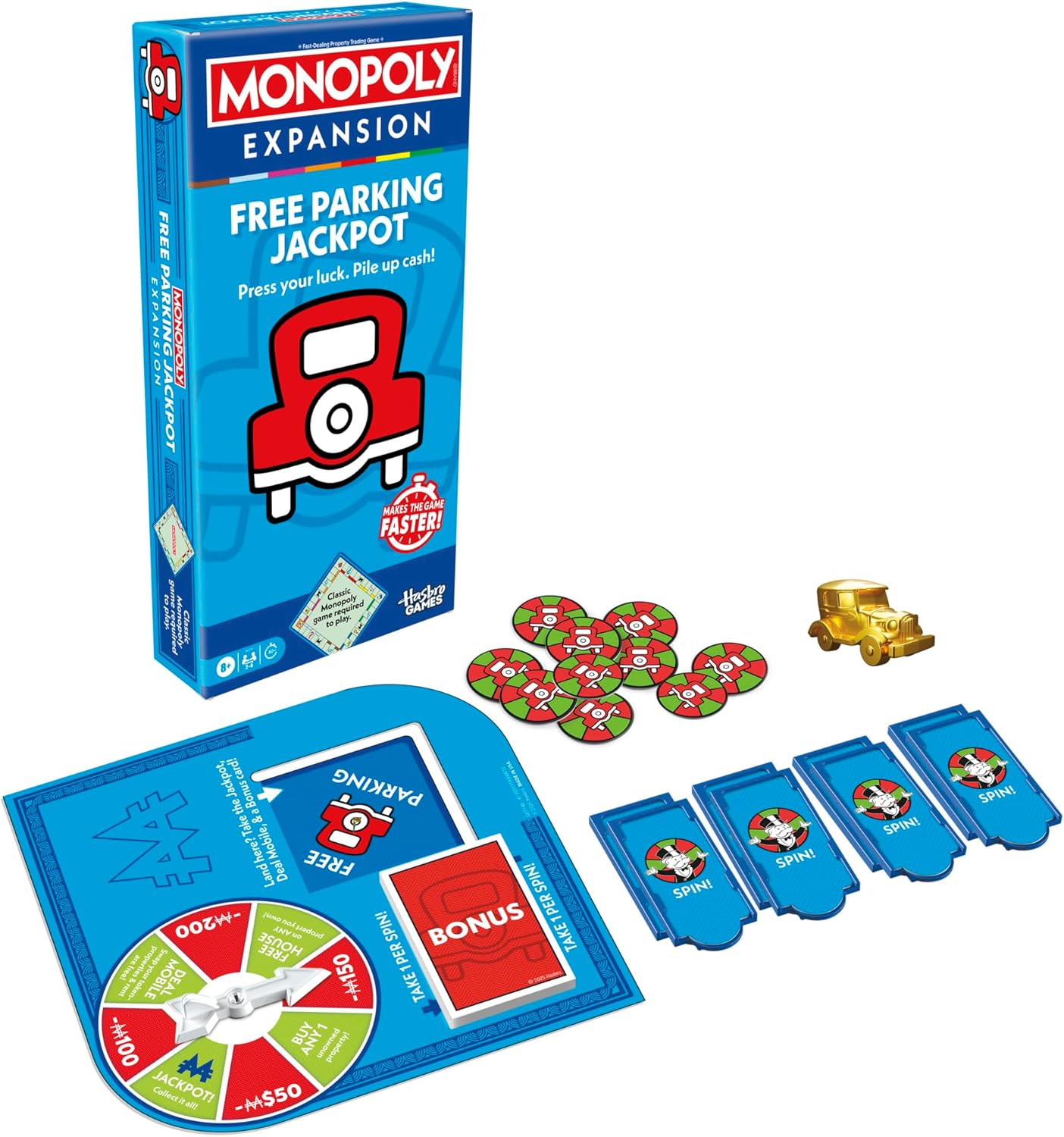 MONOPOLY EXPANSION FREE PARKING JACKPOT