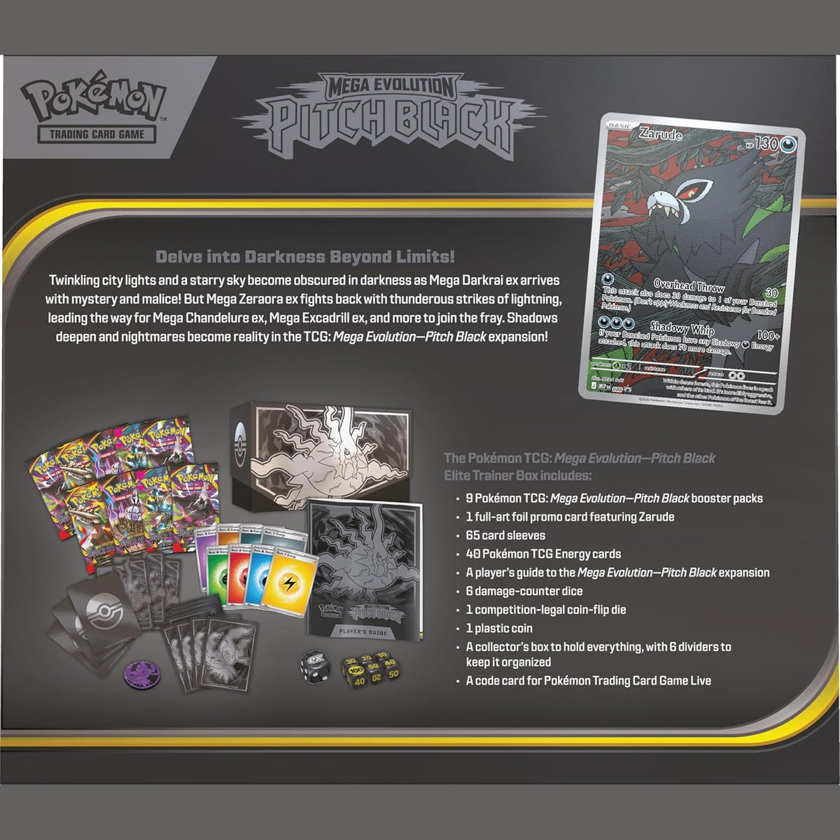 Pokémon TCG Mega Evolution Pitch Black ETB by The Pokémon Company