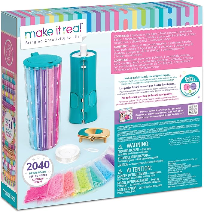 Make It Real Swift Clicks Heishi Bracelet Maker by Make It Real