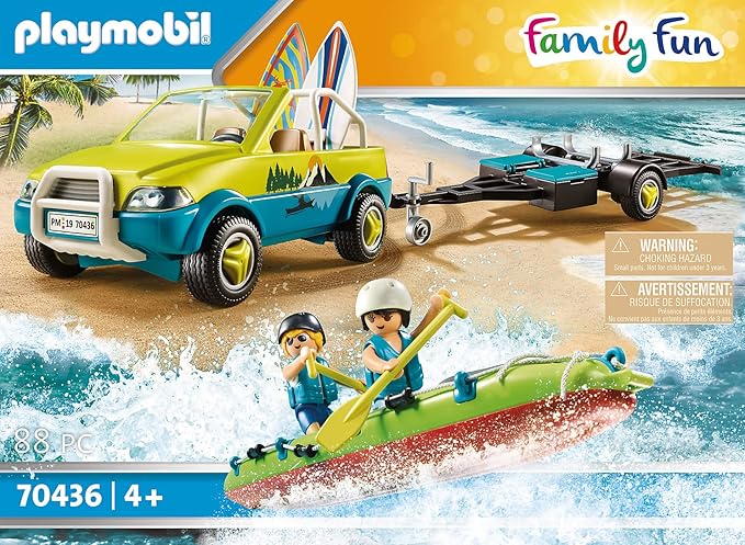 Playmobil Beach Car with Canoe (70436)