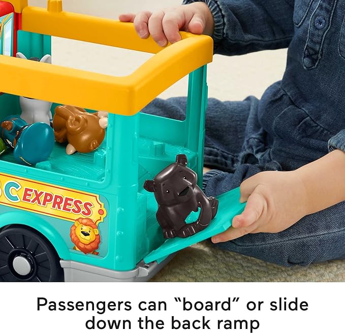 Fisher-Price Little People Toddler Learning Toy Big ABC Animal Train