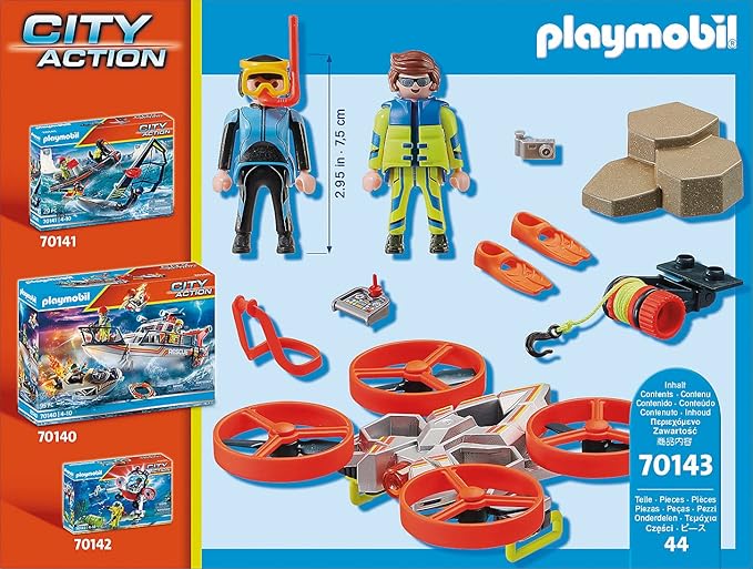 Playmobil Diver Rescue with Drone (70143)