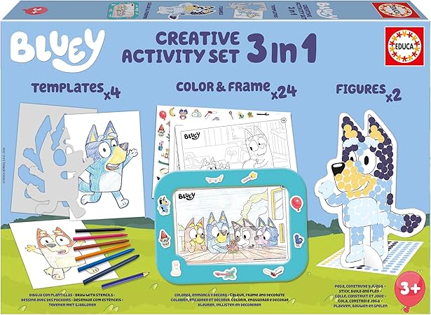 Educa - Bluey 3-in-1 Creative Set