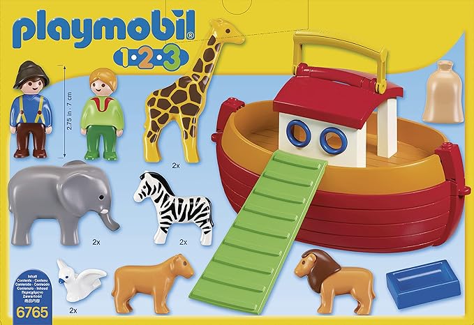 Playmobil 1.2.3 My Take Along Noah's Ark (6765)