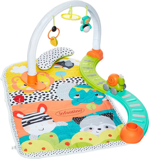 Infantino - Watch Me Grow 4-In-1 Activity Gym Playmat