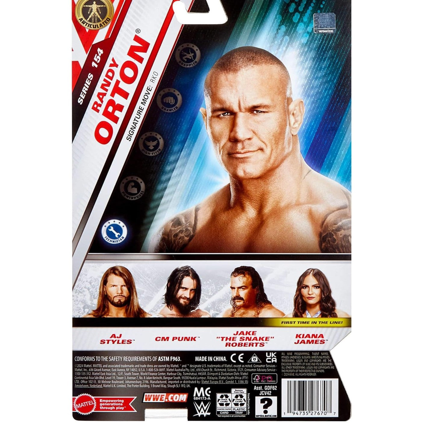 WWE Randy Orton RAW 2025 by Mattel