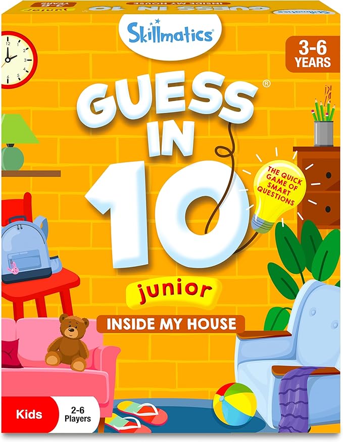 Skillmatics: Guess in 10 Junior Card Game Inside My House