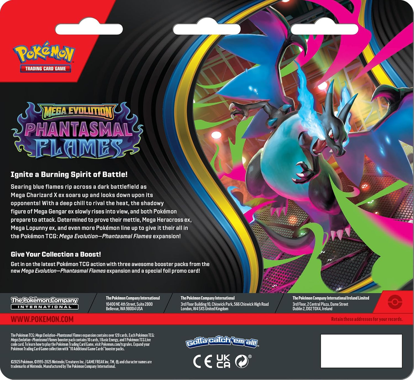 Pokémon TCG: Mega Evolution Phantasmal Flames Triple Pack (Weavile) by The Pokémon Company