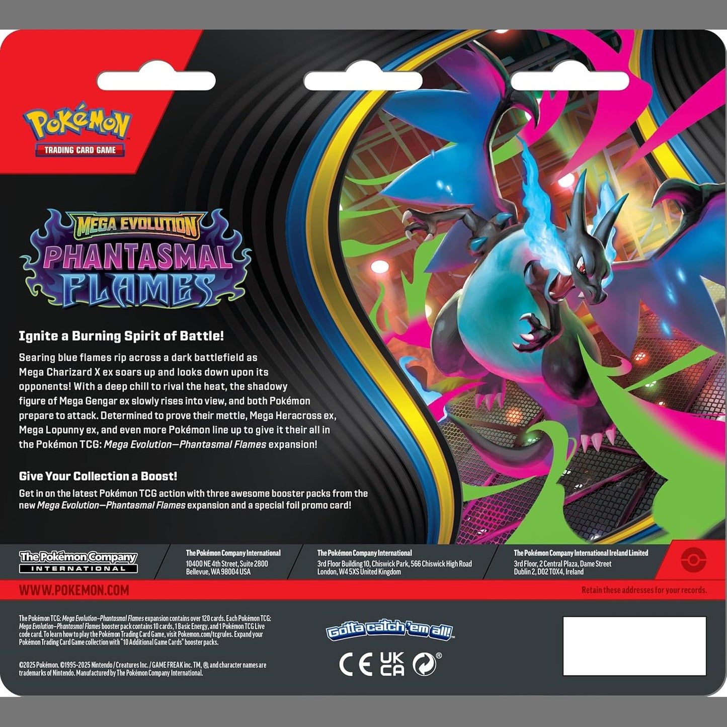 Pokémon TCG: Mega Evolution Phantasmal Flames Triple Pack (Weavile) by The Pokémon Company