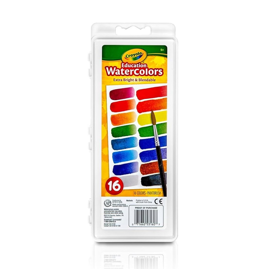 Crayola Assorted Paintbrushes, Set of 5 by Crayola