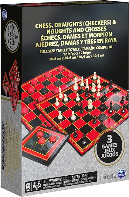 CHESS DRAUGHTS AND NOUGHTS & CROSSES