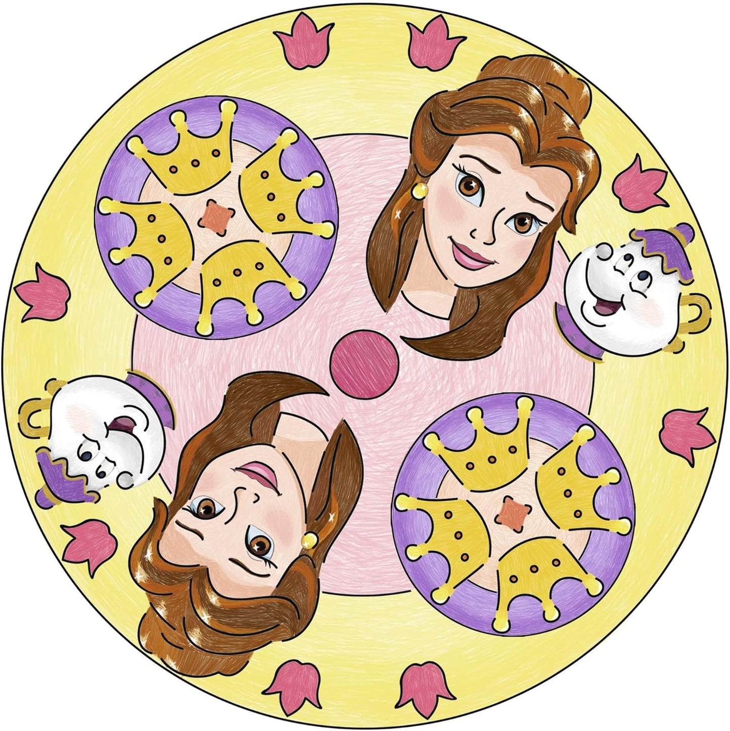 MANDALA DESIGNER DISNEY PRINCESS EDITION