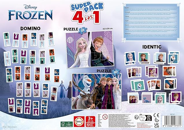 Educa - Frozen Superpack 4-in-1