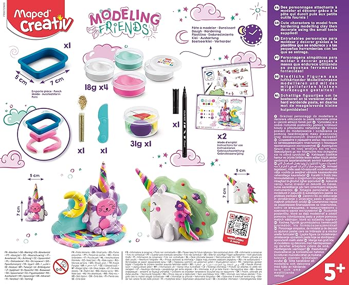 Maped Creativ Magical Modeling Friends Clay Set
