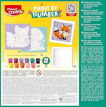 Paint by Numbers - Dog and Fox