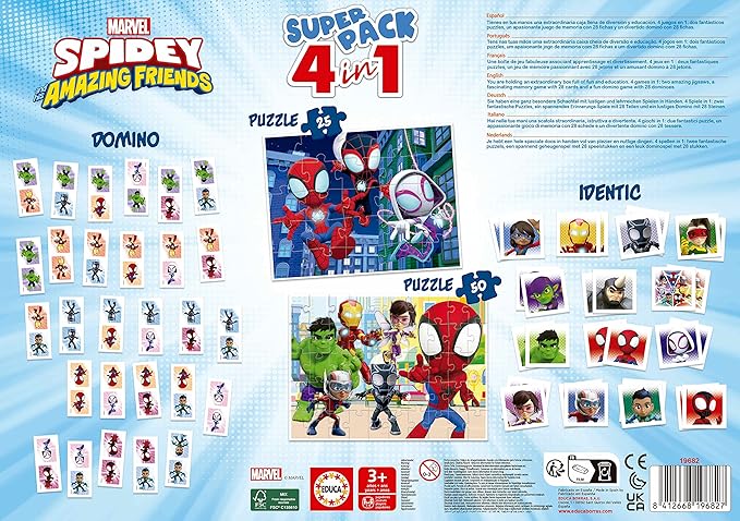 Educa - Spidey and his Super Friends Superpack 4-in-1