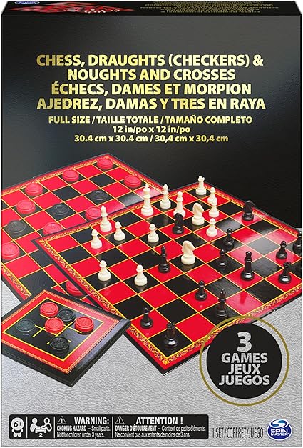 CHESS DRAUGHTS AND NOUGHTS & CROSSES