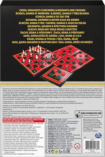 CHESS DRAUGHTS AND NOUGHTS & CROSSES