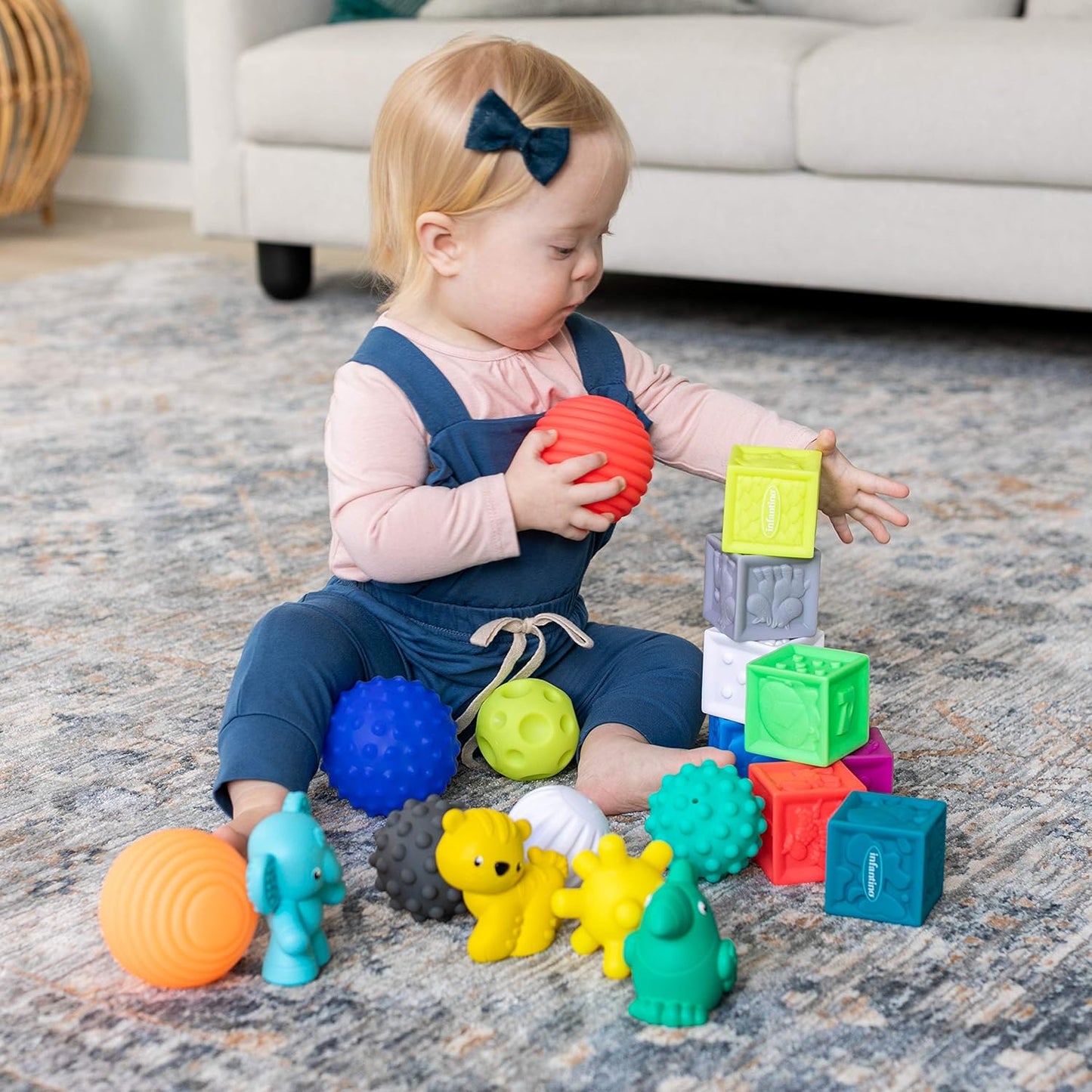Infantino Sensory Balls, Blocks & Buddies