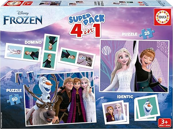 Educa - Frozen Superpack 4-in-1