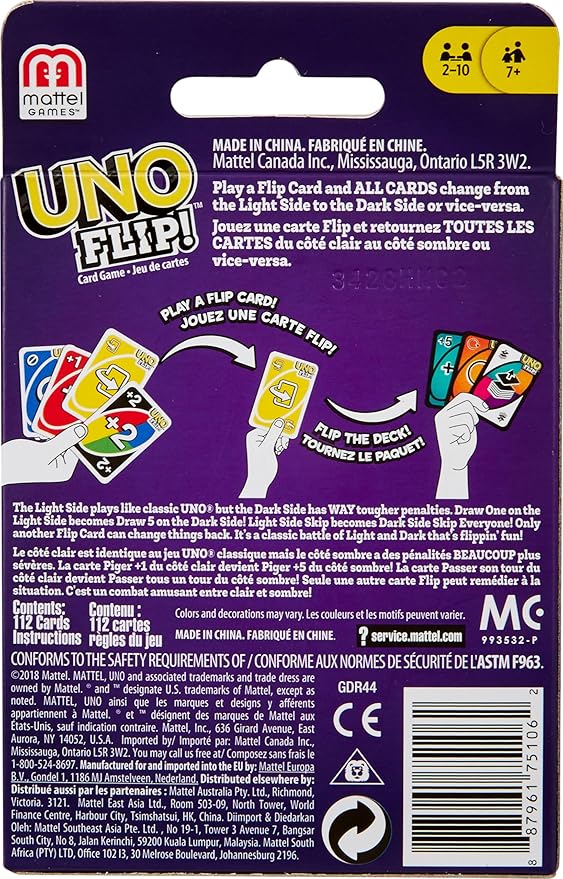 Mattel Games UNO FLIP!