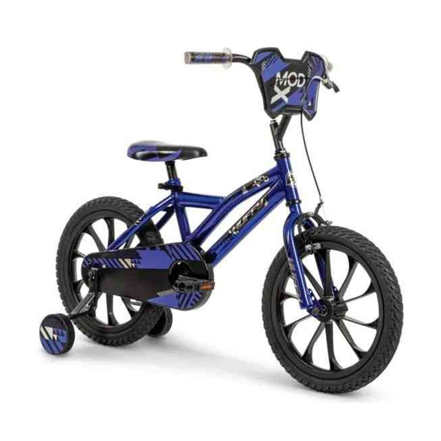 Huffy MOD X 16" Kids' Bike - Black/Royal Blue by Huffy