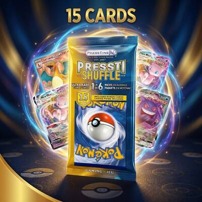 Presstine Starter Card Bundle with 45 Cards, 4 Holo/Rare by NEW LAND