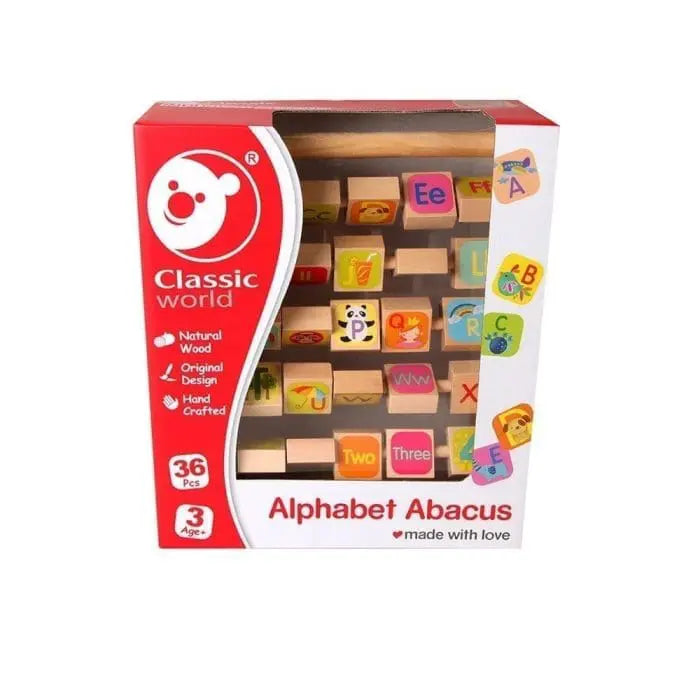 CLASSIC WORLD ALPHABET ABACUS