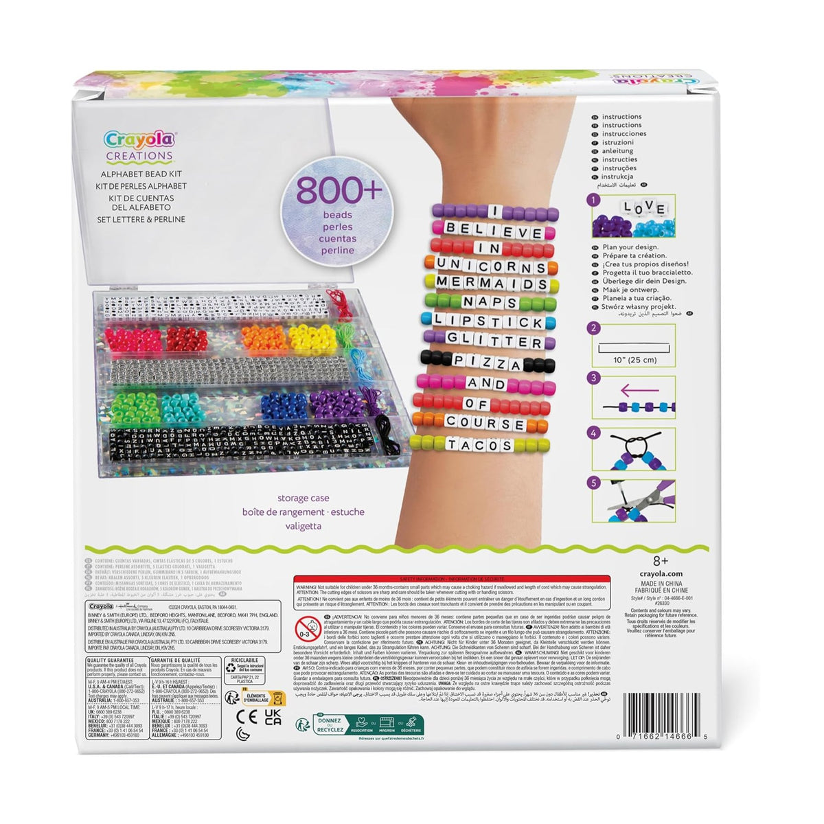 ALPHABET BEAD KIT by Crayola