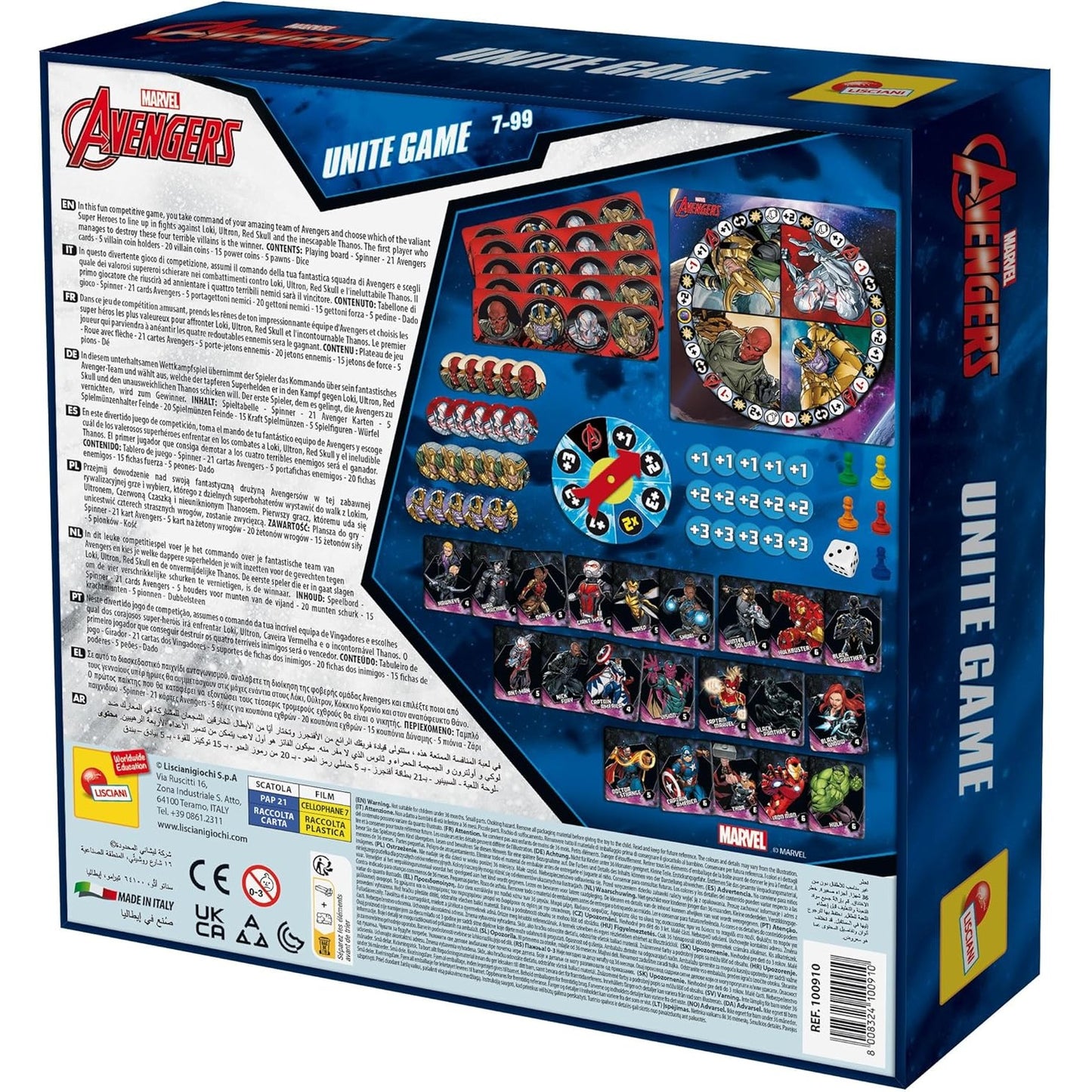 AVENGERS UNITE GAME by Lisciani
