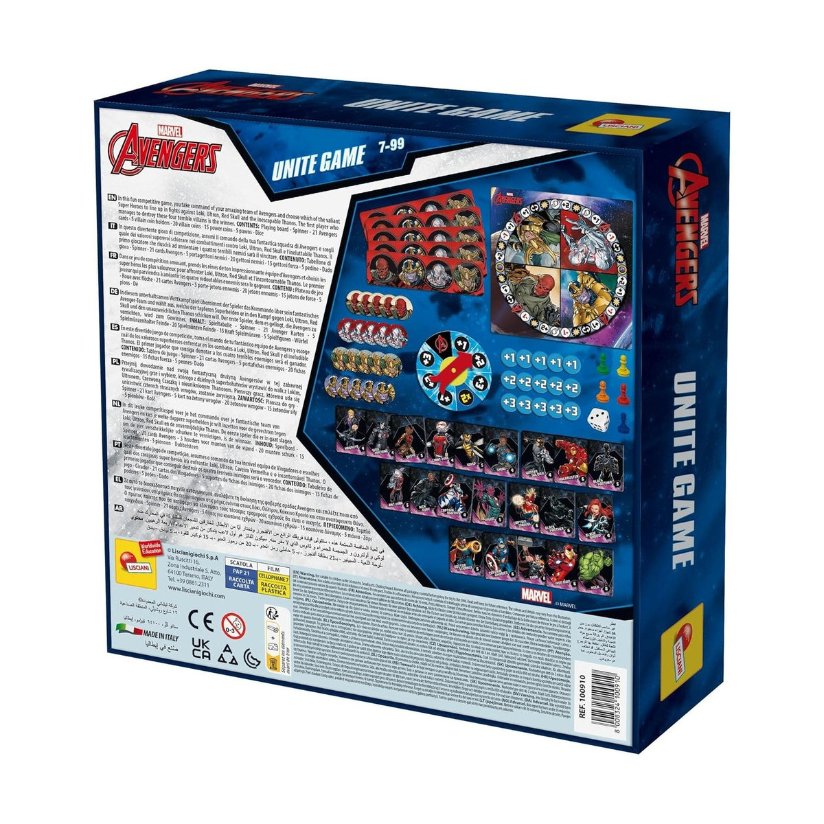 AVENGERS UNITE GAME by Lisciani