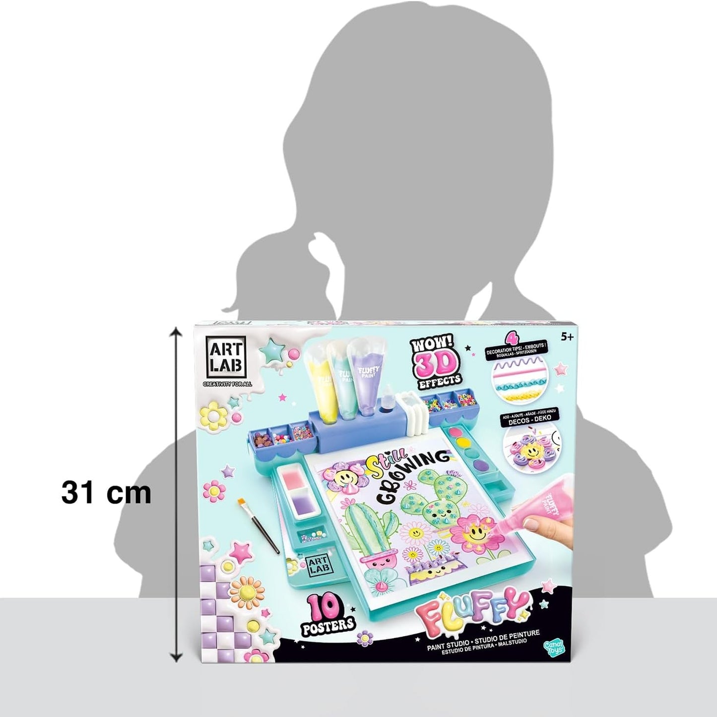 Art Lab Canal Toys Fluffy Painting Studio Set by Canal Toys