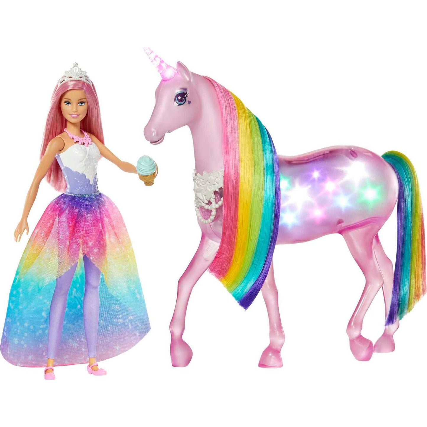 BARBIE DREAMTOPIA DOLL & UNICORN SET by Mattel