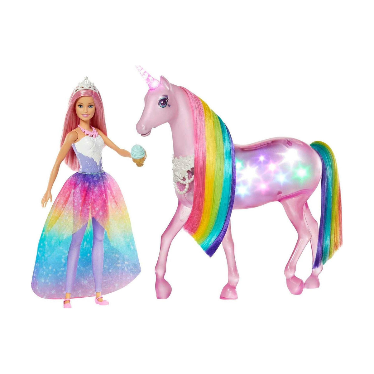 BARBIE DREAMTOPIA DOLL & UNICORN SET by Mattel