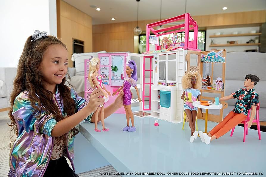 BARBIE DOLLHOUSE FOLDABLE PLAYSET