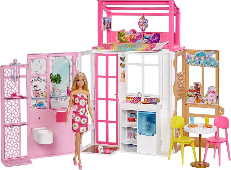 BARBIE DOLLHOUSE FOLDABLE PLAYSET